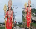 ஹீரோயின்களுக்கு இதுவரை இல்லாத மாஸ் கட் அவுட்.!! 60 அடி உயரத்தில் நயன்தாரா.. ‘மூக்குத்தி அம்மன் 2’ படக்குழு அதிரடி.!