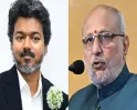 டெல்லிக்கு டைரக்ட் VISIT..!! துணை குடியரசு தலைவரை சந்தித்த முதல்வர் விஜய்..!!