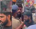 ரோகினி தியேட்டரில் பரபரப்பு... நீட்டை ஒழிக்கணும்... போராடிய இளைஞரை கைது செய்த போலீஸ்..!!