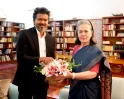 தவெக ஆட்சி அமைந்த பின் டெல்லியில் முதல் சந்திப்பு: ராகுல் காந்தி மற்றும் சோனியா காந்தியைச் சந்தித்த முதல்வர் விஜய்!