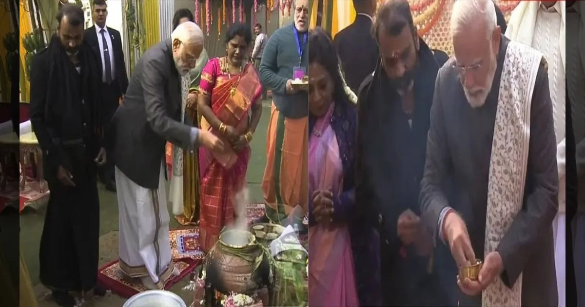 “டெல்லியில் தித்திக்கும் தமிழர் திருநாள்!” மத்திய அமைச்சர் எல்.முருகன் இல்லத்தில் பொங்கல் விழா; பிரதமர் மோடி பங்கேற்பு! 