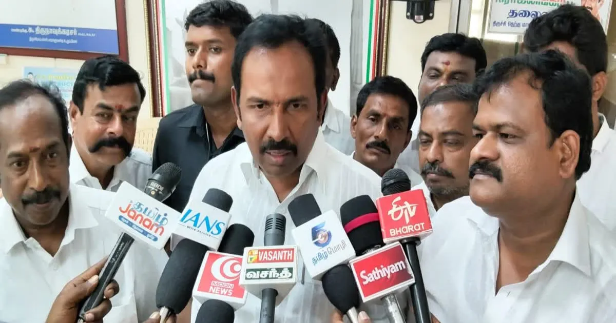 காமராஜர் ஆட்சியே இலக்கு..! சட்டம் ஒழுங்கு சிறப்பா இருக்கு..! அமைச்சர் ராஜேஷ்குமார் பேட்டி..!