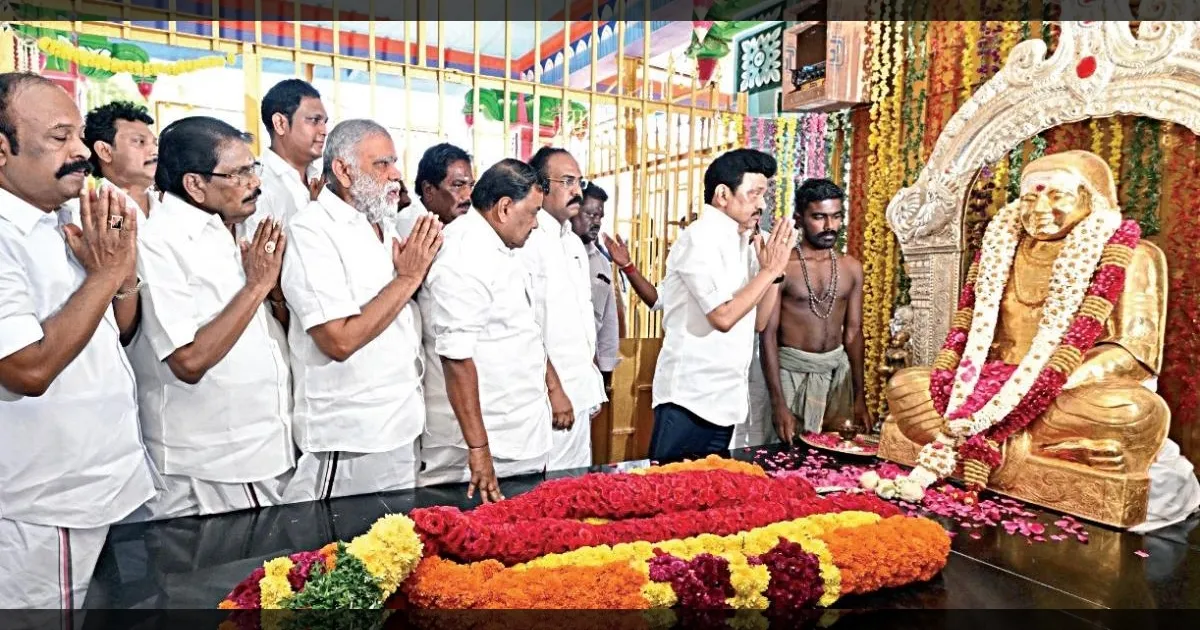 பசும்பொன்னில் ரூ.3 கோடியில் தேவர் திருமண மண்டபம்… முதலமைச்சர் ஸ்டாலின் வெளியிட்ட அறிவிப்பு…! 