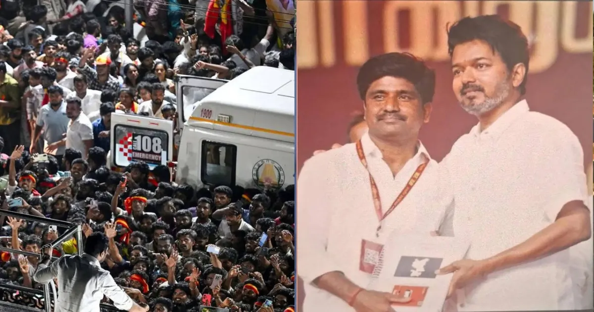 ஓவர் கான்பிடெண்ட்... கரூர் தொகுதியில் மதியழகனை களமிறக்கும் தவெக... தெருத் தெருவாக மக்கள் காலில் விழுந்து பிரசாரம்...!