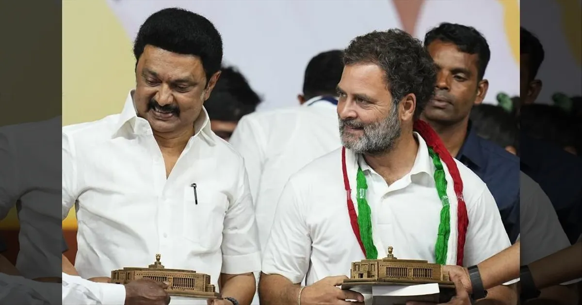 நீங்கதான் வழி நடத்தணும்..! தொகுதி மறுவரையறை தொடர்பாக ராகுல் காந்தியுடன் முதல்வர் ஸ்டாலின் பேச்சு..!