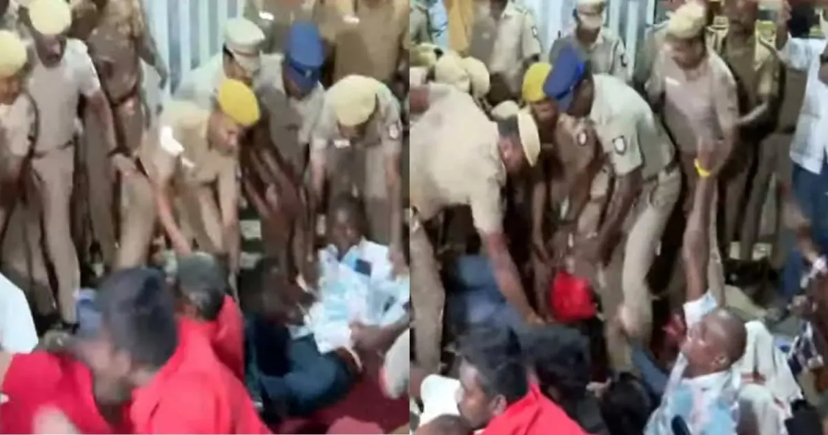 சென்னையை அடுத்து மதுரையிலும் தூய்மை பணியாளர்கள் கைது... குண்டுக்கட்டாக தூக்கி கைது செய்த காவல்துறை...!