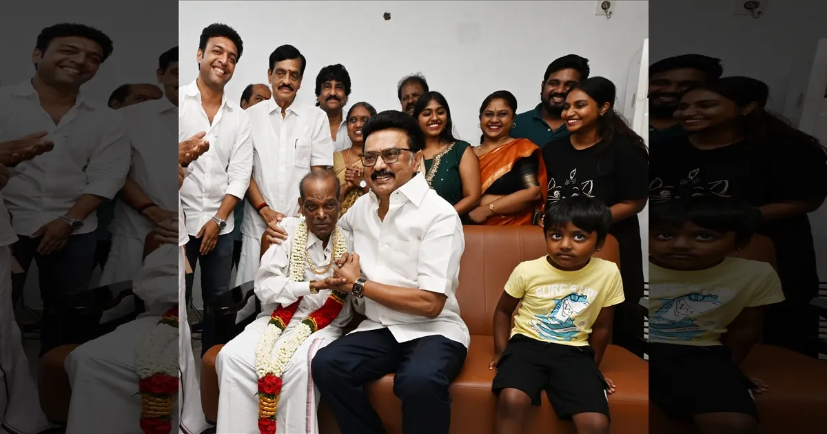 கொள்கை நெறி தவறாதவர்..! சோ.மா.ராமசந்திரன் பிறந்தநாளுக்கு முதல்வர் ஸ்டாலின் நேரில் சென்று வாழ்த்து..!