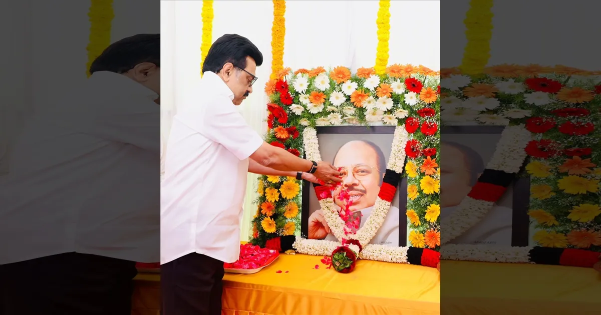 களம் கண்ட துறைகளில் முத்திரை பதித்தவர்... முரசொலி மாறனுக்கு முதல்வர் புகழாரம்