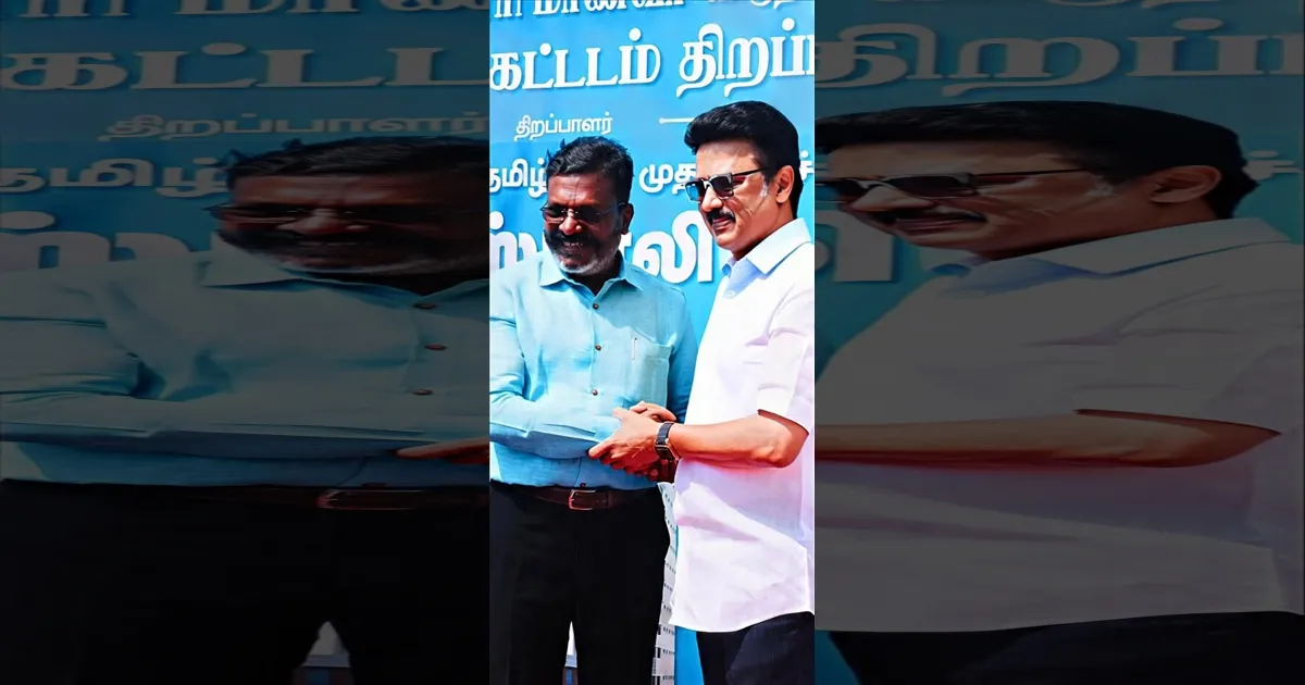 மக்கள் நலன் காக்கும் தியாகம் உள்ளமே! திருமாவுக்கு முதல்வர் பிறந்தநாள் வாழ்த்து...