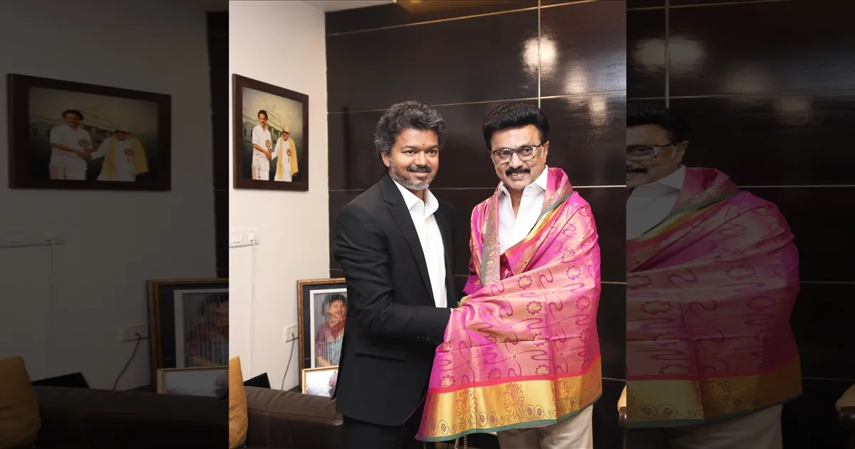 அரசியல் நாகரீகம்..! நேரில் வந்த முதல்வர் விஜய்..! திமுக தலைவர் ஸ்டாலின் நெகிழ்ச்சி..!!
