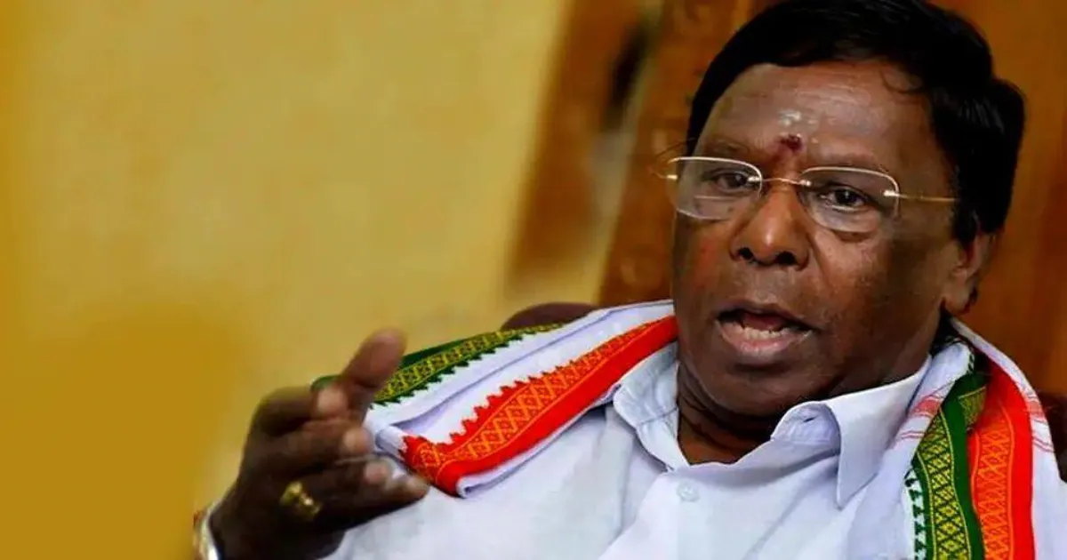 “பாஜகவில் காங்கிரஸ் கட்சியின் ஓடுகாளிகள்” - புதுச்சேரி முன்னாள் முதல்வர் நாராயணசாமி சர்ச்சை பேச்சு...!