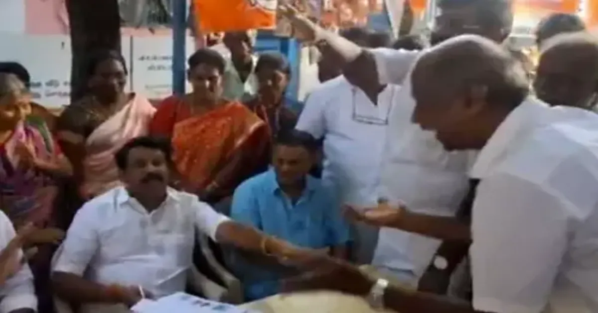 சோறு கூட போடுறோம் ஓட்டு போட மாட்டோம்.. பாஜக தொண்டர் பேச்சால் அதிர்ந்து போன நயினார்!