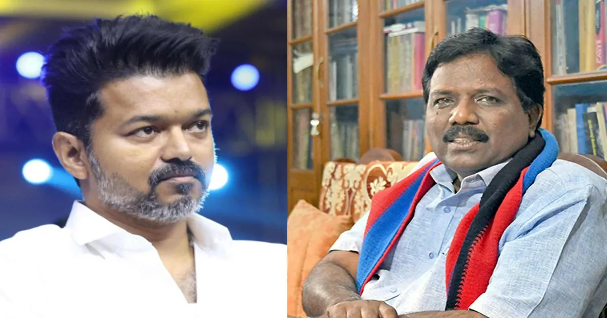 ஸ்டாலினை விமர்சிக்க உனக்கு என்ன தகுதி இருக்கு?... விஜயை வெளுத்து வாங்கிய விசிக ரவிக்குமார்...!