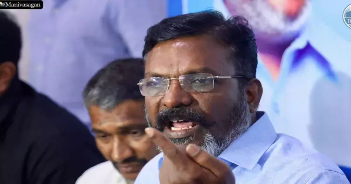 Cast name thirumavalavan press meet