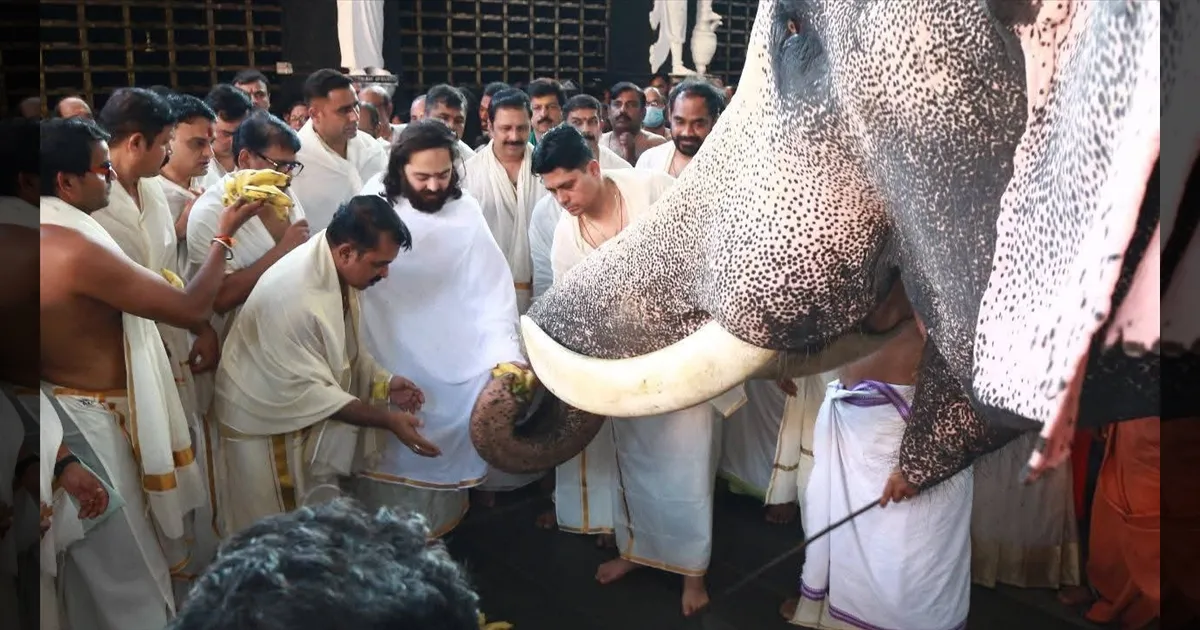 குருவாயூர் மற்றும் ராஜராஜேஸ்வரம் கோயில்களுக்கு ஆனந்த் அம்பானி வாரி வழங்கிய நன்கொடை!