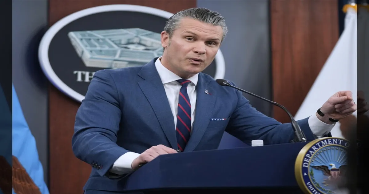 அமெரிக்க ராணுவத்திற்கு நோபல் பரிசு கொடுங்க! பாதுகாப்பு அமைச்சர் பீட் ஹெக்செத் ஆவேச பேச்சு!