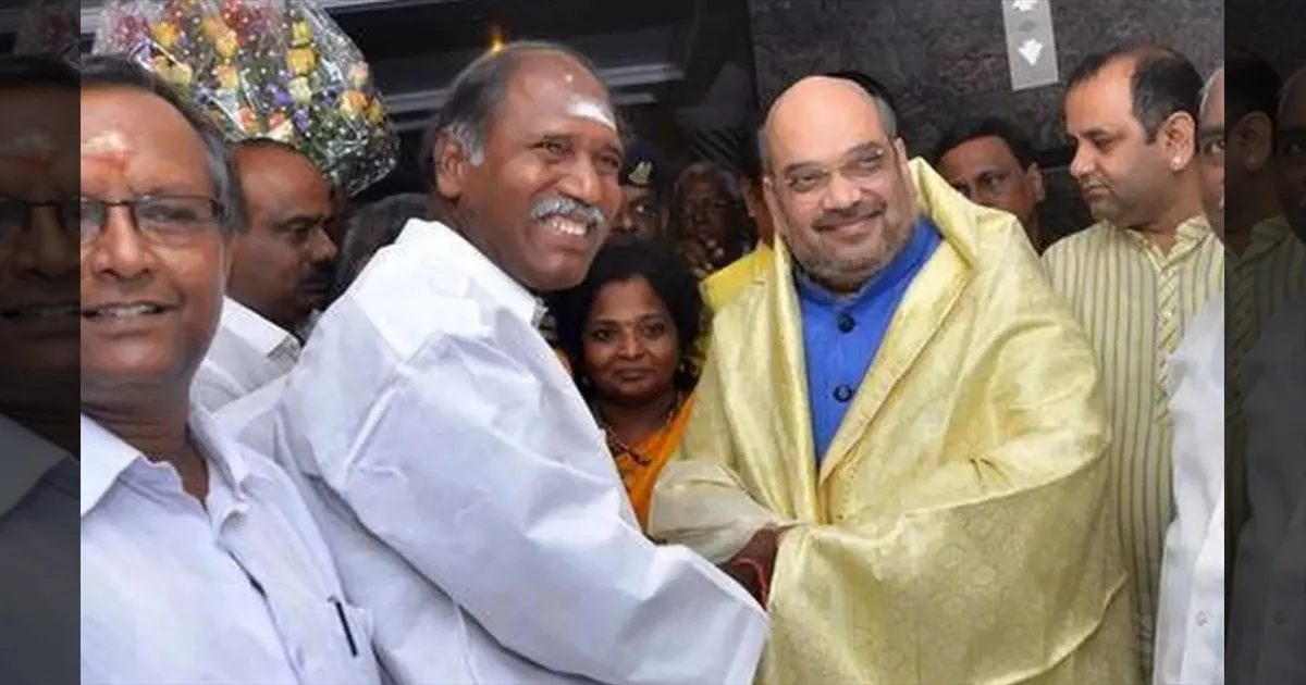 2026 தேர்தலுக்கு தயாராகும் ஸ்கெட்ச்! புதுச்சேரி முதல்வருடன் அமித்ஷா ரகசிய ஆலோசனை!!