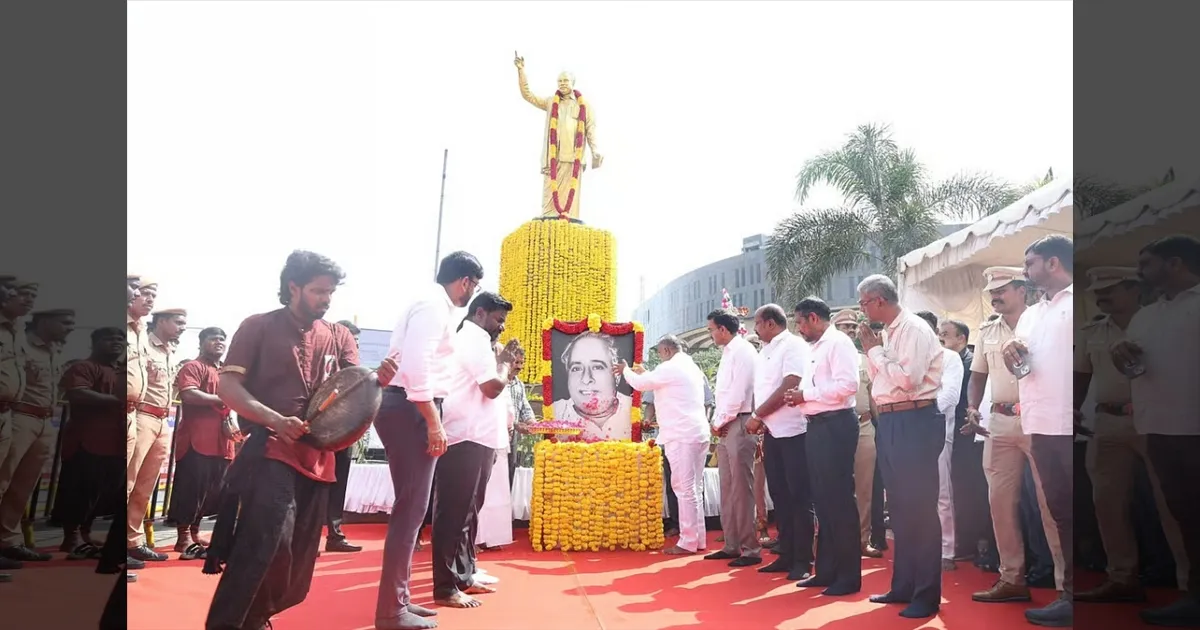 பேரறிஞர் அண்ணா பிறந்தநாள்: அரசு சார்பில் அமைச்சர்கள் மரியாதை... சென்னையில் சிறப்பு நிகழ்வு!!