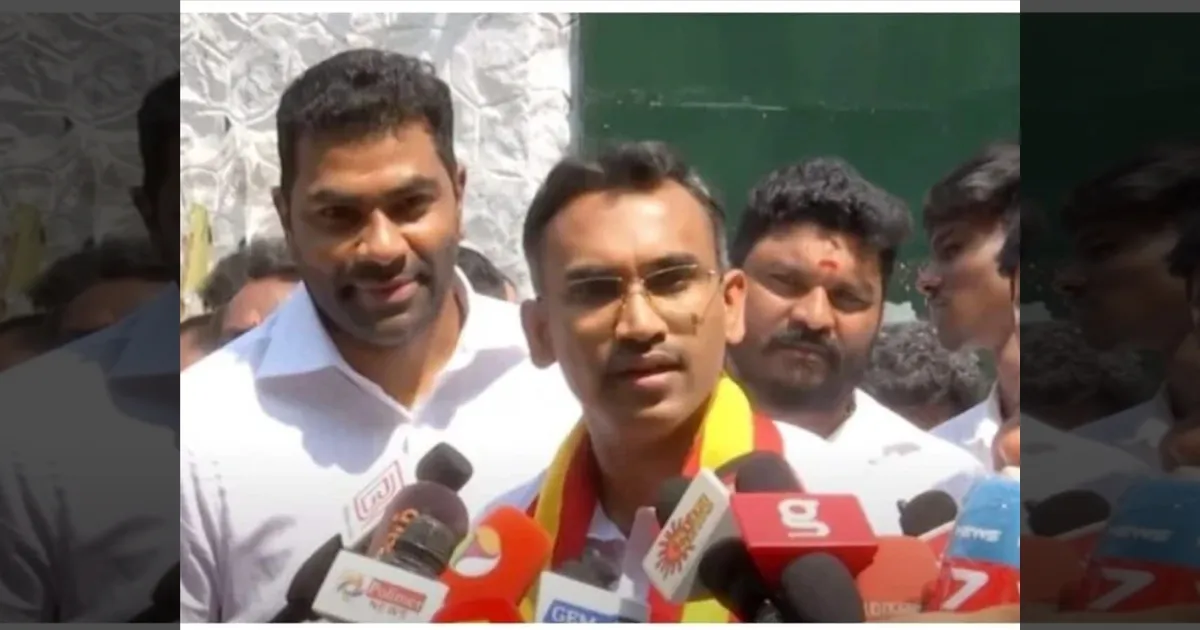 திருச்செங்கோட்டில் போட்டியா? தவெக அருண்ராஜ் பரபரப்பு பேட்டி..! 