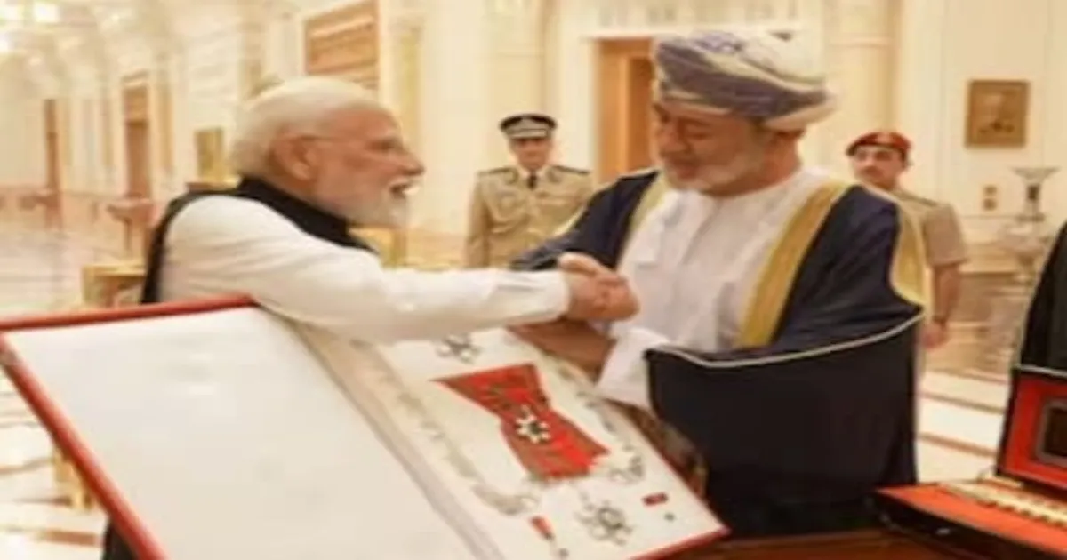 மண்டேலா, எலிசபெத் ராணிக்குப் பின்... பிரதமர் மோடிக்கு ஓமன் கொடுத்த உயரிய விருது...! 