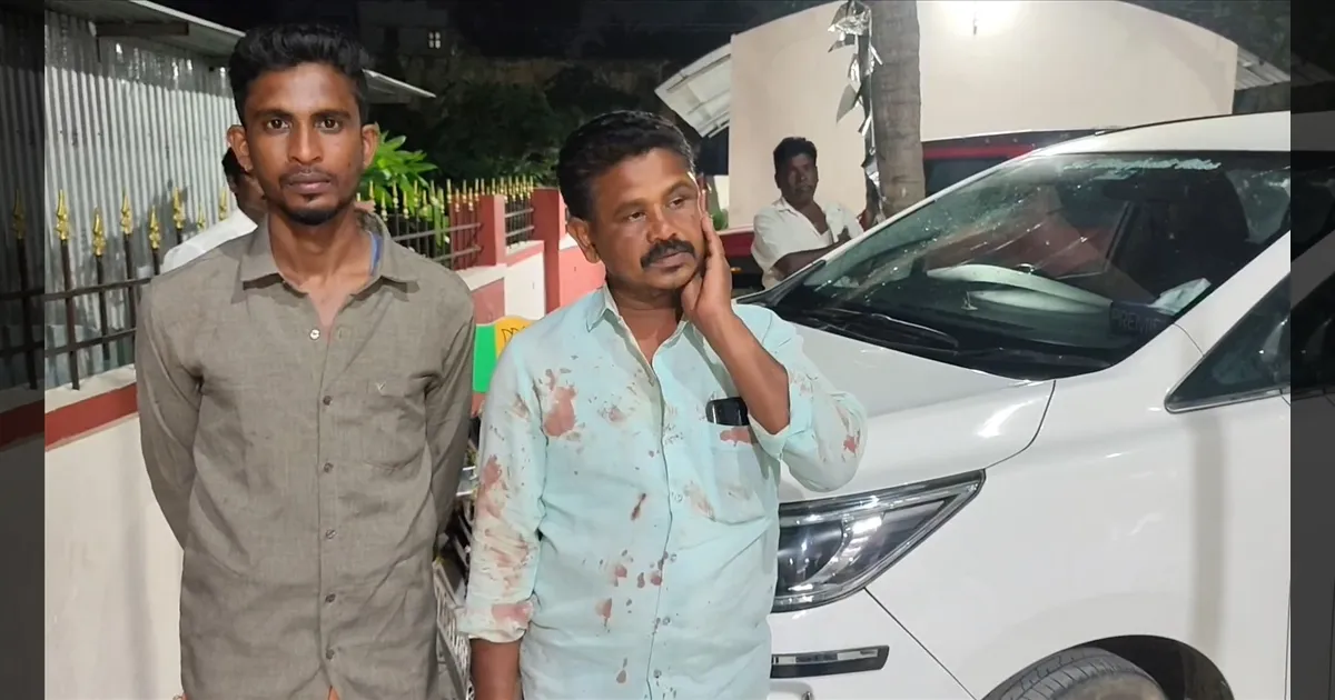 பாஜக பொதுச்செயலாளர் காரை அடித்து நொறுக்கிய போதை கும்பல்! கும்பகோணம் அருகே அதிர்ச்சி சம்பவம்!