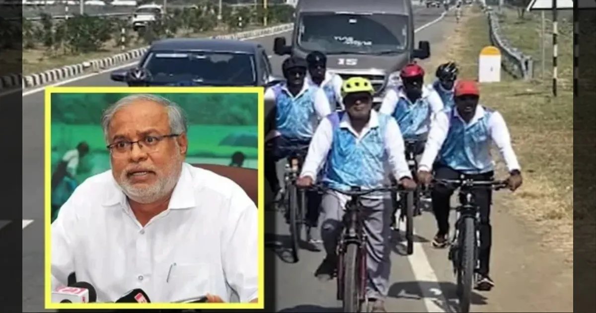 70 வயதில் 702 கி.மீ  சைக்கிள் பயணம்! பாஜ எம்எல்ஏ அசத்தல்!! போன் போட்டு பாராட்டிய மோடி!