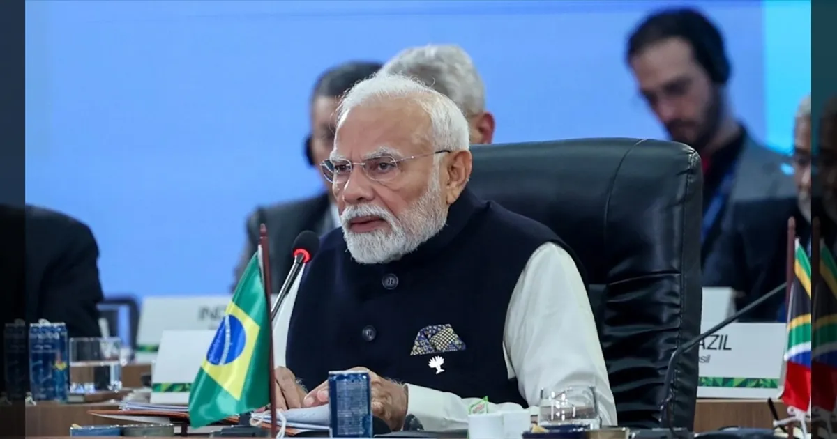 pm modi leaves for namibia after discussing health technology with brazilian president