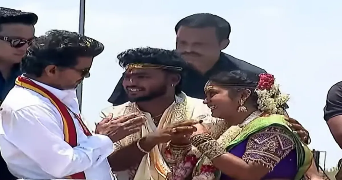 Blast சம்பவம்: நடுரோட்டில் மணக்கோலத்தில் நின்ற புதுமண தம்பதி... சட்டென விஜய் செய்த செயல்...!