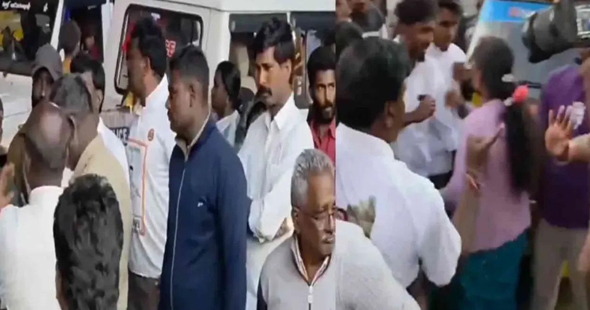 “எப்புட்றா நீ போடலாம்...”  -  நாதக Vs தவெகவினர் இடையே மோதல்... விசிலடிச்சான் குஞ்சுகளை வெளுத்து வாங்கிய தம்பிகள்...!