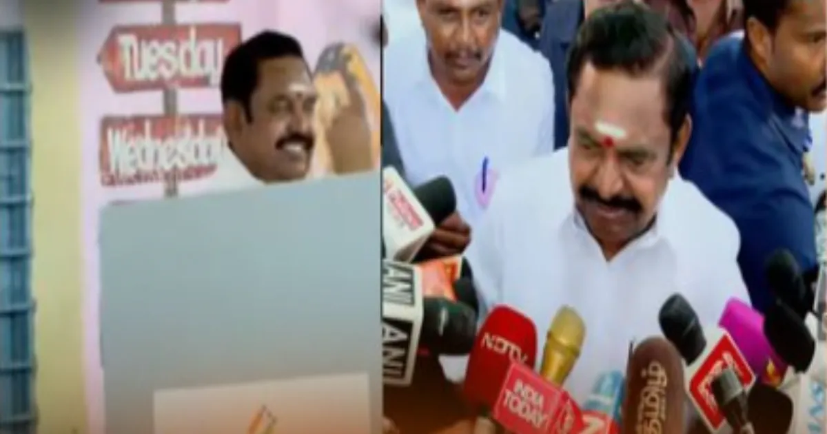 “100% Confident ஆக இருக்கேன்...” - குடும்பத்துடன் ஜனநாயக கடமையாற்றிய இபிஎஸ்... சிரித்த முகத்துடன் சொன்ன முக்கிய செய்தி...!