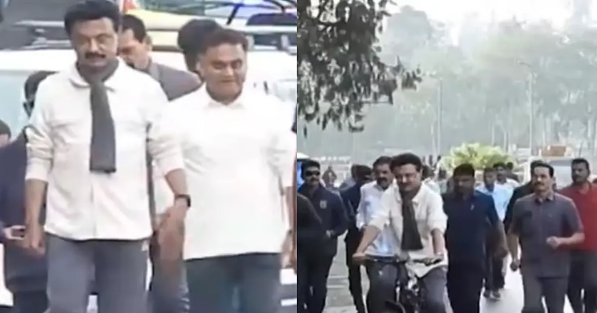 சைக்கிளில் ஜாலியாக வலம் வந்த முதல்வர் மு.க.ஸ்டாலின்... 3வது நாளாக கொடைக்கானலில் நடைபயிற்சி..!