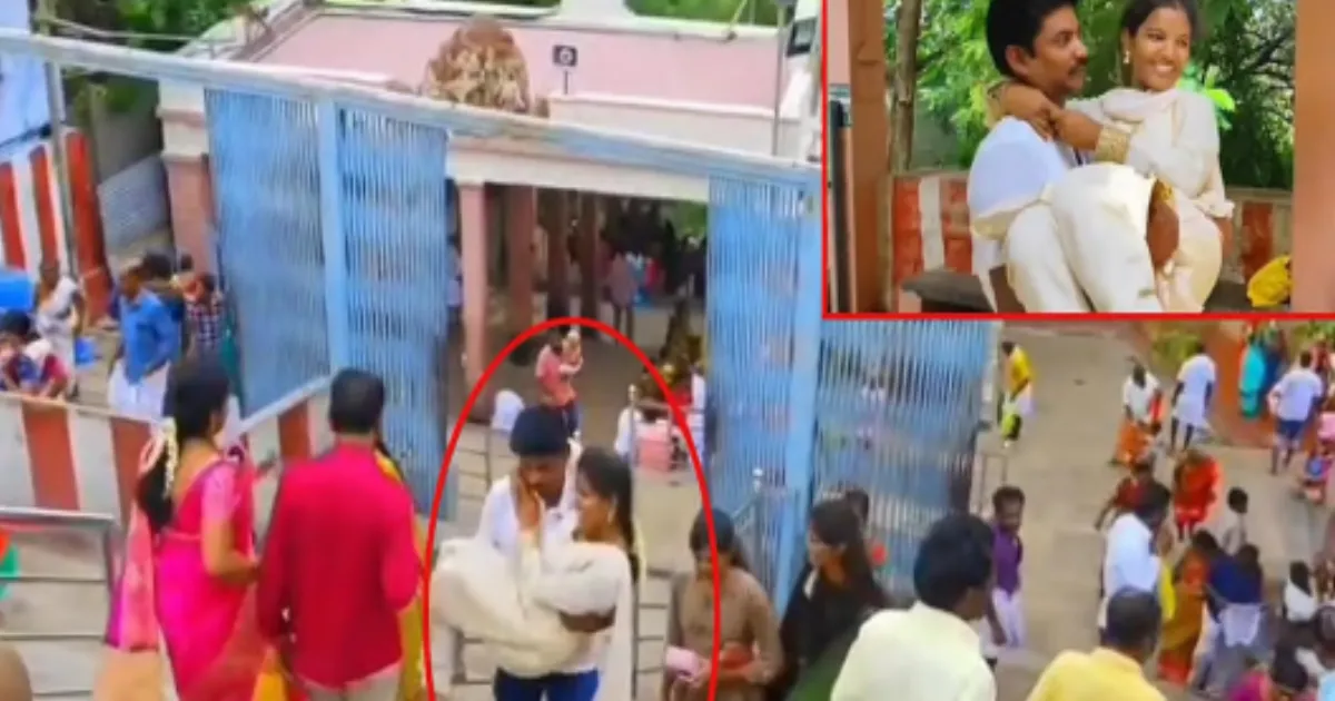 கொஞ்சம் கூட கூச்சமே இல்லையா?... பழனி கோயில் படிக்கட்டில் இளம் ஜோடி செய்த காரியம்... பக்தர்கள் ஆவேசம்...!