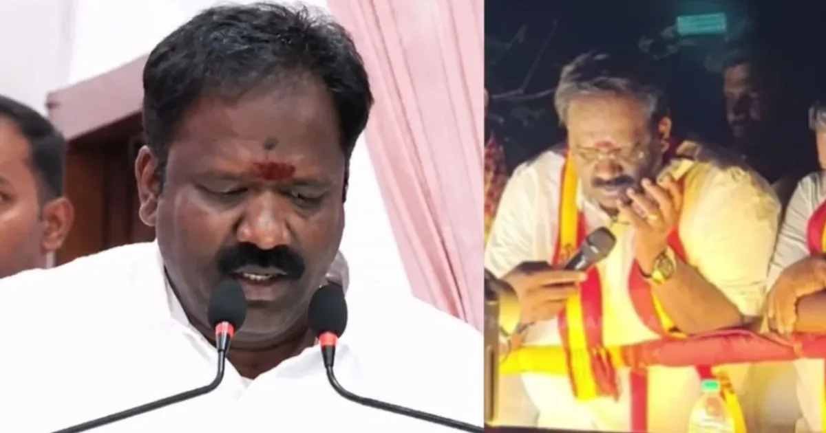 “தவடையில் அடிப்பேன்”... அரசு அதிகாரியை செல்போனில் மிரட்டிய தவெக அமைச்சரால் பரபரப்பு...!