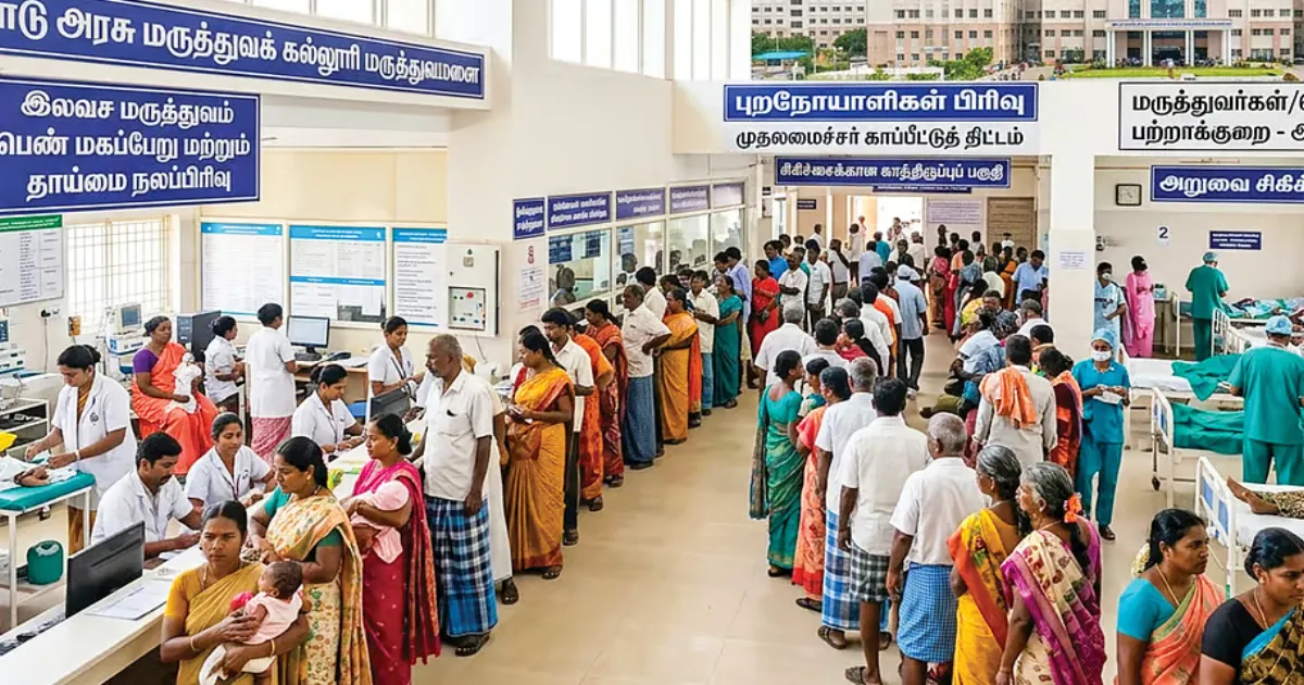 இனி OP சீட்டுக்காக க்யூவில் நிற்கத் தேவையில்லை... அரசு மருத்துவமனைகளில் விரைவில் அதிரடி மாற்றம்...!