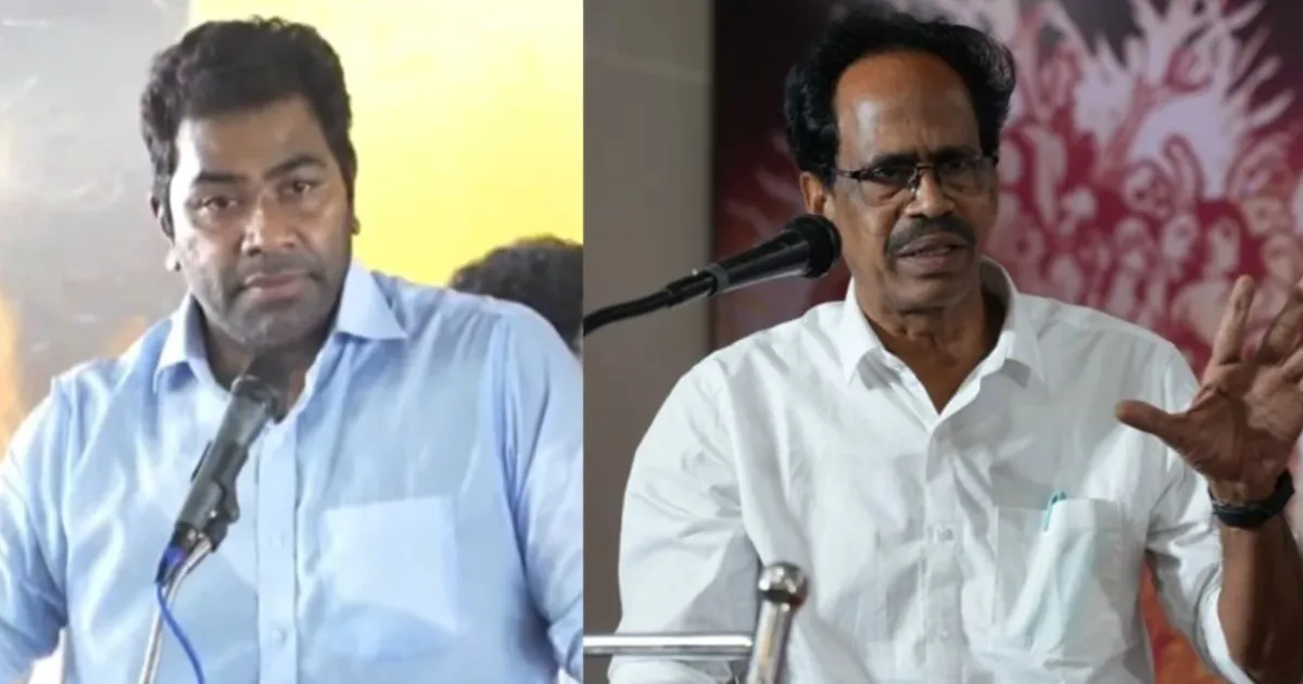“அதையும் போய் உங்க சி.எம். கிட்ட சொல்லுங்க...” ஆதவ் அர்ஜுனாவை நேரடியாக எச்சரித்த சிபிஐ வீரபாண்டியன்...!