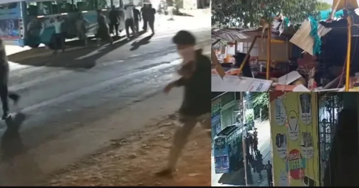 தமிழ்நாட்டிலும் புல்டோசர் கலாச்சாரமா?... நாகர்கோயிலில் நள்ளிரவில் முகமூடி கும்பல் அட்டூழியம்...!