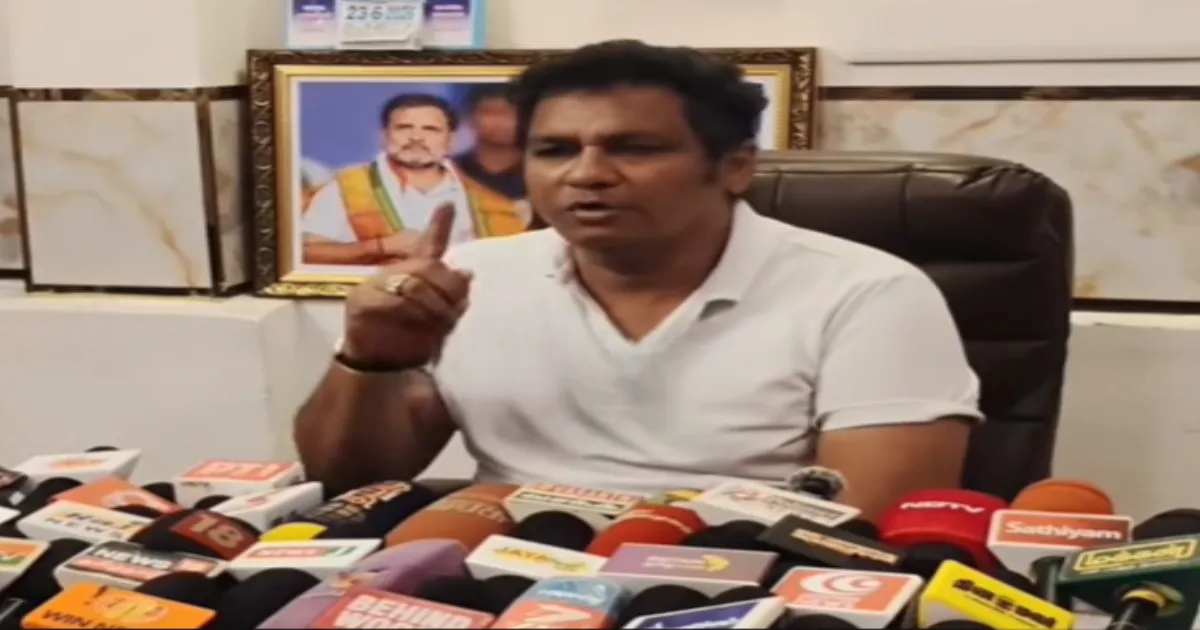 வெட்கம், மானம் இருந்தால் திமுககாரங்க வராதீங்க... நேரடி எச்சரிக்கை விடுத்த காங்கிரஸ் மாவட்ட தலைவர்...!
