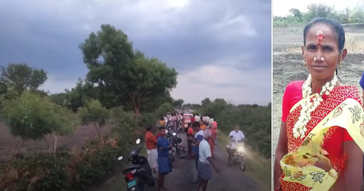 ஆடைகள் கலைந்து அலங்கோலமாக கிடந்த சடலம்... தோட்டத்தில் தனியாக இருந்த மூதாட்டிக்கு நேர்ந்த கொடூரம்...!