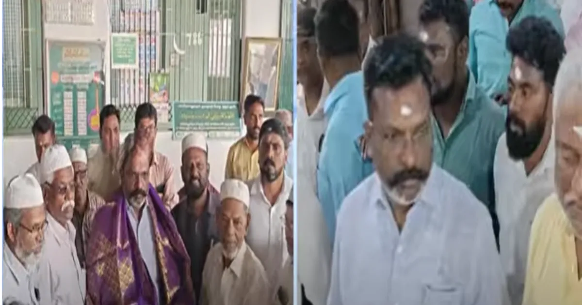 திடீரென திருப்பரங்குன்றத்திற்கு விசிட் அடித்த திருமா... சிக்கந்தர் தர்காவை பார்வையிட்டதால் பரபரப்பு...!
