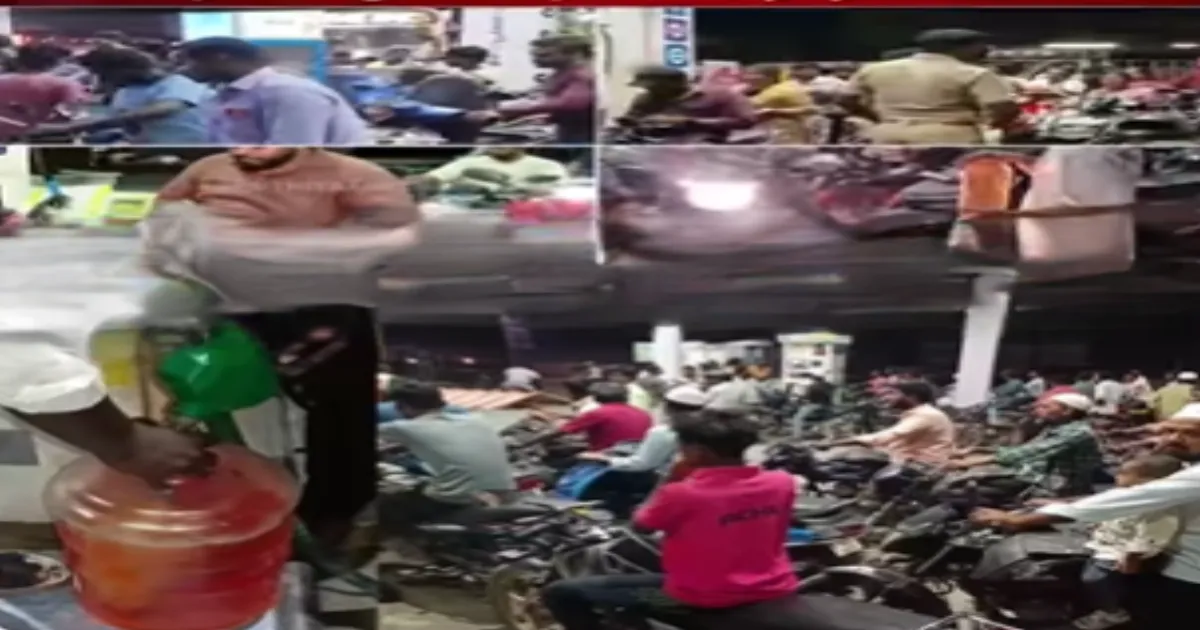 பிளாஸ்டிக் பக்கெட், பாட்டில்களுடன் சாரை சாரையாய் படையெடுக்கும் மக்கள்... திரும்பிய திசையெல்லாம் திண்டாட்டம்... திணறும் தமிழகம்...!