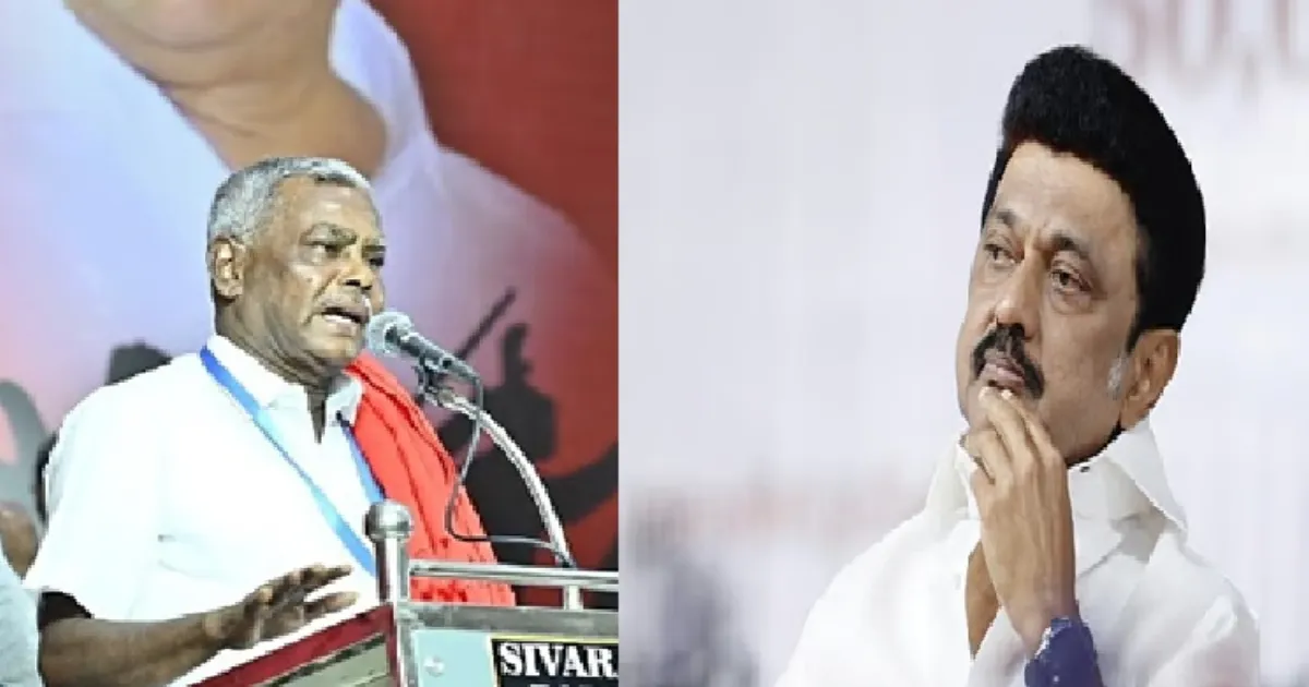 முதல்வரின் கருத்தை ஏற்கவில்லை; திமுக - கம்யூ., இடையே கொந்தளிப்பு... முற்றுப்புள்ளி வைத்த சிபிஎம் சண்முகம்!!