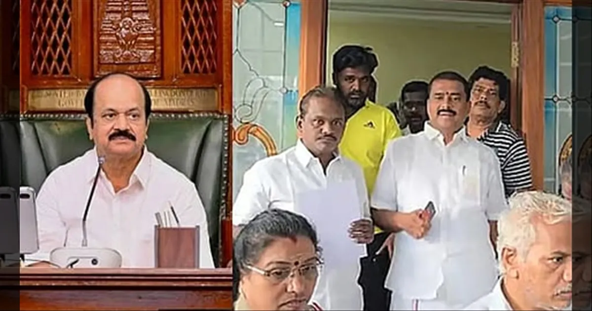 அவதூறு பேச்சுக்கு ஆப்பு..! மார்க்கண்டேயன் மீது நடவடிக்கை... சபாநாயகர் அதிரடி”
