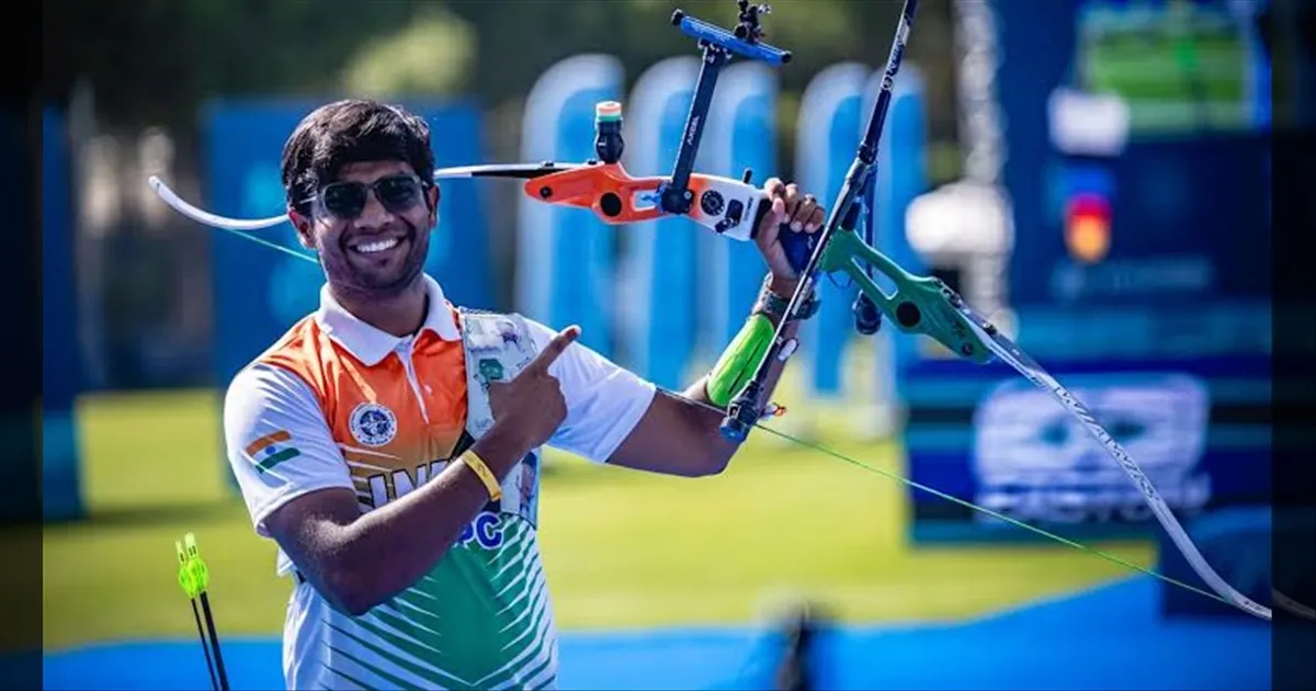 ஒரே அம்பில் மாறியது வரலாறு! வில்வித்தை உலகக் கோப்பையில் இந்திய வீரர் தீரஜ் பொம்மதேவரா தங்கம் வென்று அசத்தல்!