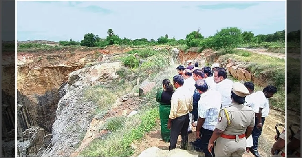 6 பேரை காவு வாங்கிய சட்டவிரோத குவாரிக்கு ரூ.91 கோடி அபராதம்.. சார் ஆட்சியர் அதிரடி உத்தரவு!