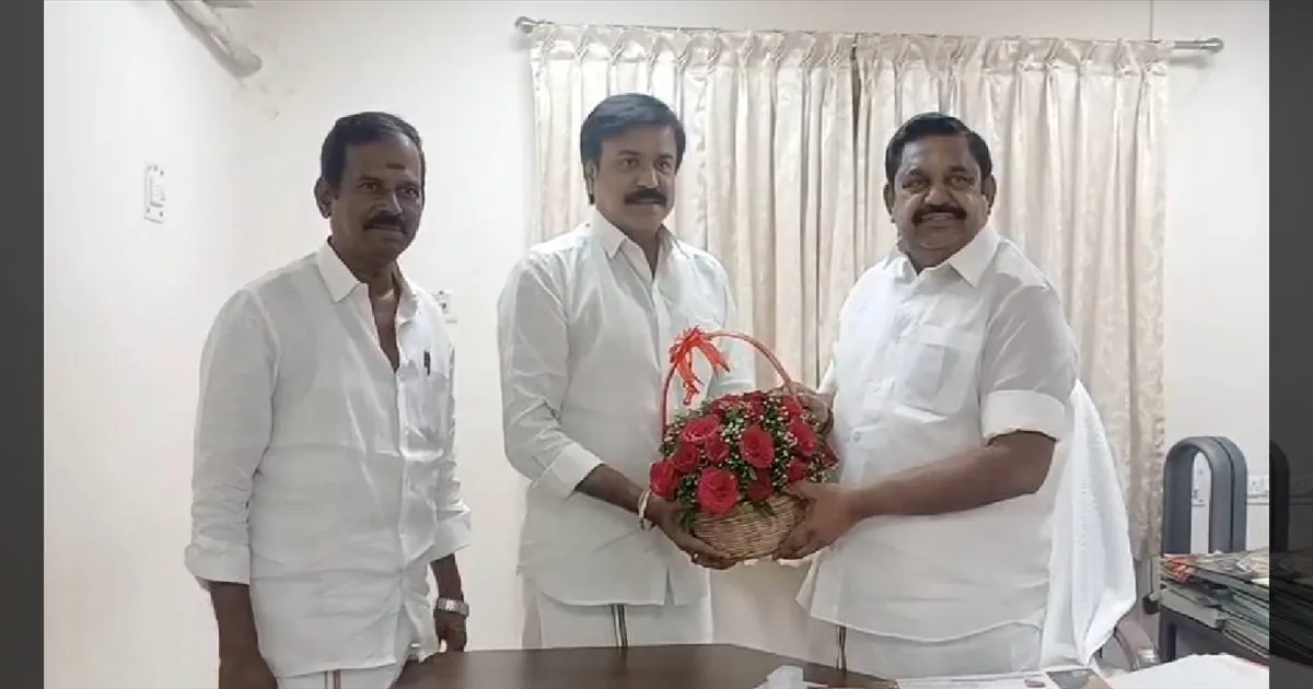 விஜயகாந்த் குருபூஜைக்கு இபிஎஸ்-க்கு அழைப்பு! நேரில் சென்று அழைத்த சுதீஷ்!