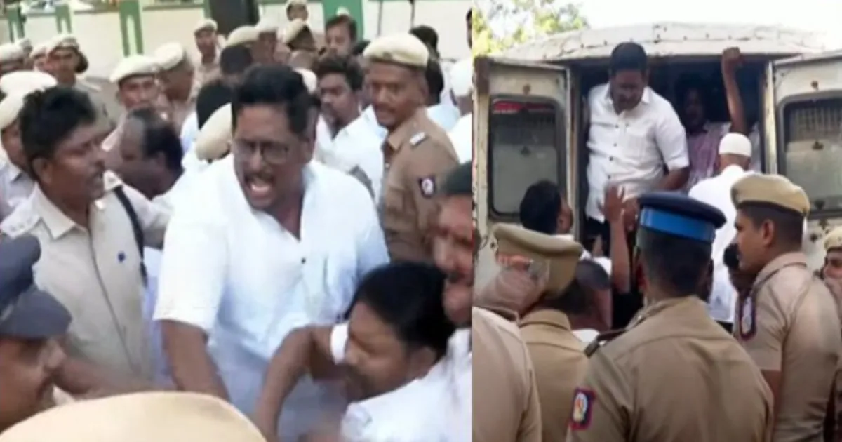 விடிந்ததுமே திமுக தலையில் இடியை இறக்கிய தவெக.... குண்டுக்கட்டாய் திமுகவினர் கைது... காரணம் என்ன?