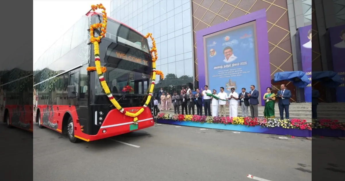 50 ஆண்டு  காத்திருப்பு! சென்னையில் இன்று முதல் டபுள் டெக்கர் பஸ் சேவை!! கட்டணம் காஸ்ட்லி!