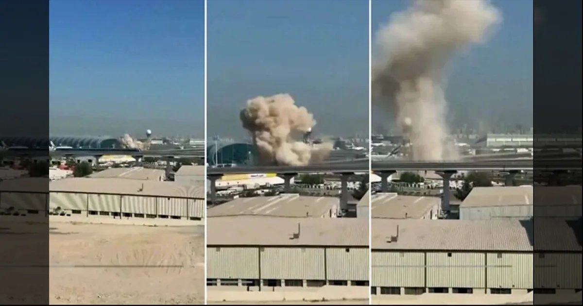 துபாய் ஏர்போர்ட்டில் மீண்டும் ட்ரோன் தாக்குதல்!!  ஈரான் தாக்குதலில் இந்தியர் உட்பட 4 பேர் காயம்!