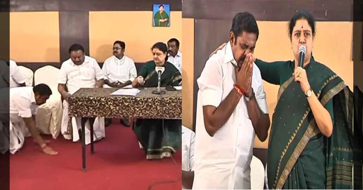 ஆசிர்வாதம் வாங்குனேன்!! அதில் தப்பில்லையே!! தமிழரின் பண்பு என எடப்பாடி பழனிசாமி விளக்கம்!