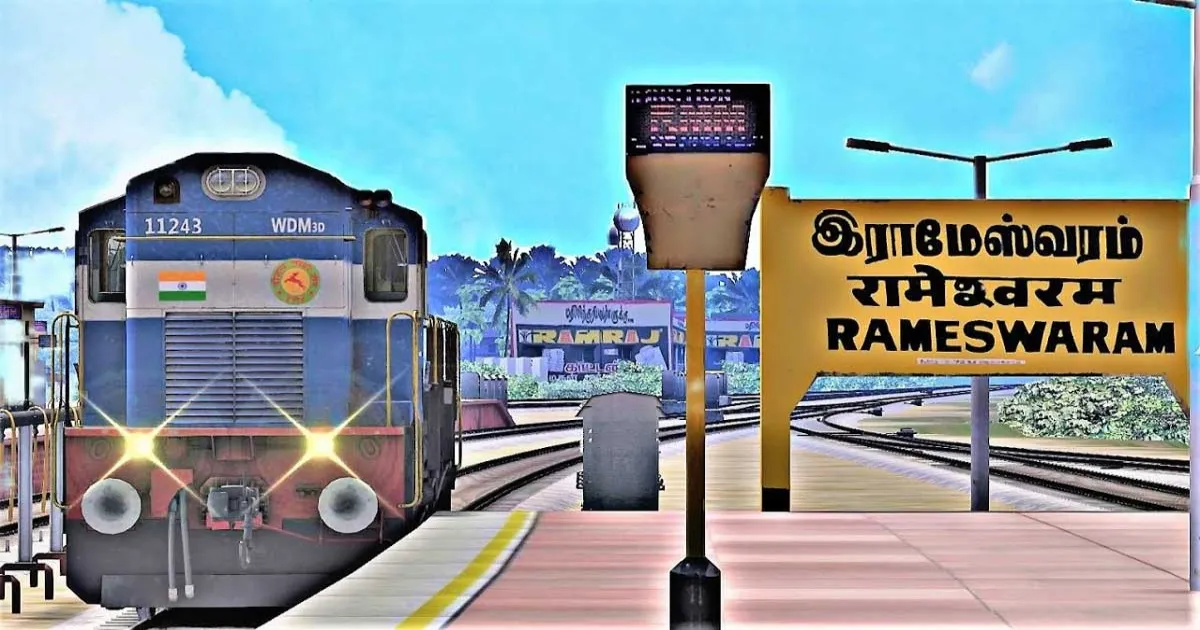 விண்ணைப் பிளந்த “சத்ரபதி சிவாஜி சிந்தாபாத்” முழக்கம்- திடீரென சிதறிய ஓடிய வடமாநில கும்பல்... ராமேஸ்வரம் ரயில் நிலையத்தில் பரபரப்பு...!